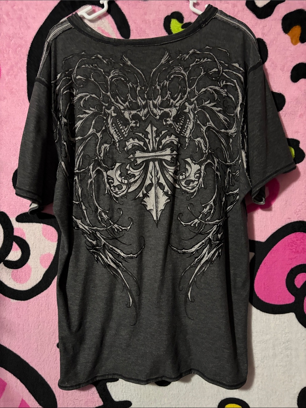 men’s reversible Affliction T-shirt